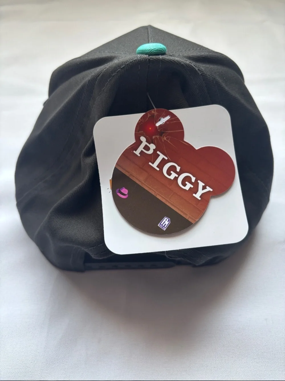 PIGGY Zompiggy Face Baseball Cap (Embroidered Hat, Youth Size w/ Adjustable Fit